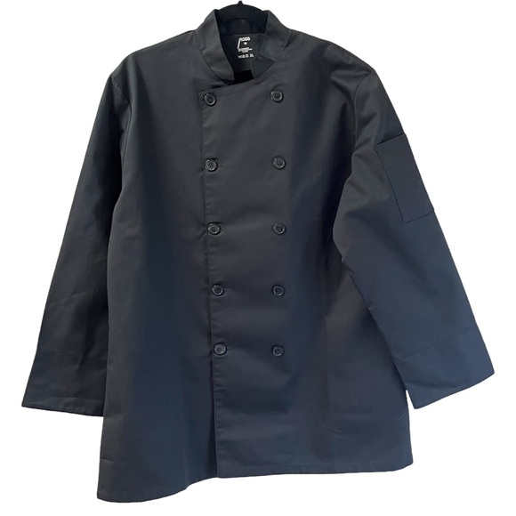 NWOT Mobb Unisex Chef Coat, Black, L and M available - Picture 4 of 12